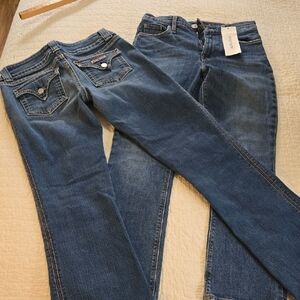 Hudson Jean Bundle All Measurements See Photos Size 28 Low Rise 25 Holly Boot